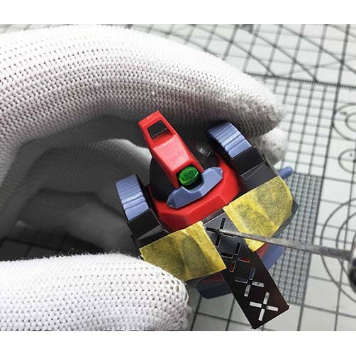 Dụng cụ hỗ trợ kẻ tạo line ALEXEN metal masking Edge Engraved AJ0090 0091 0092 0093 gundam Template