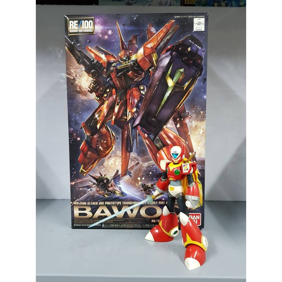 Mô hình lắp ráp Re 1/100 AMX-107 Bawoo gundam bandai