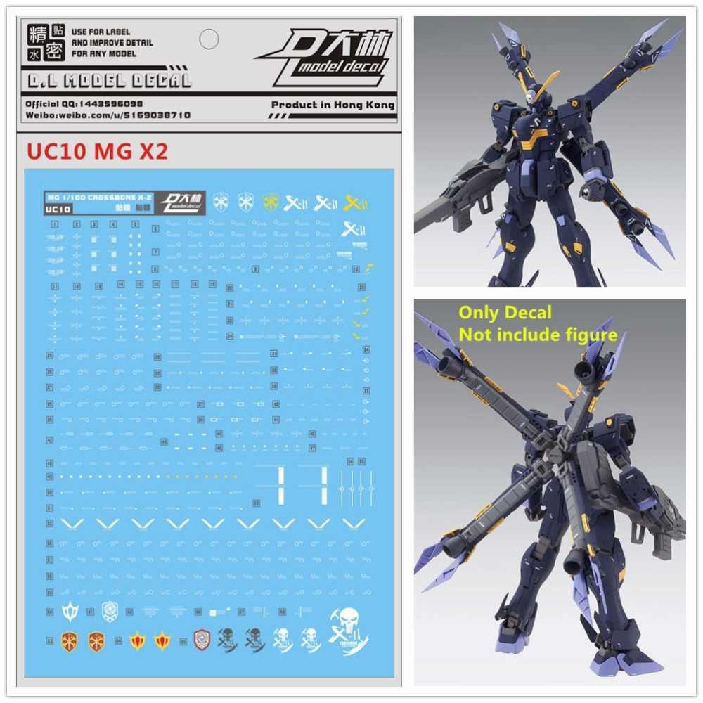 Decal nước dán mô hình Gundam Crossbone X1 Full Cloth X2 X3 MG HG RG metallic Water sticker