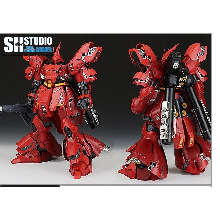 Miếng dán kim loại Decal metal Etching Upgrade cho MG Sazabi ver.ka  / GM sniper
