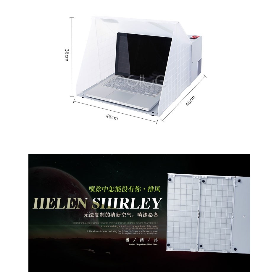 Hộp hút mùi hộp hút sơn E420 - Tool hobby