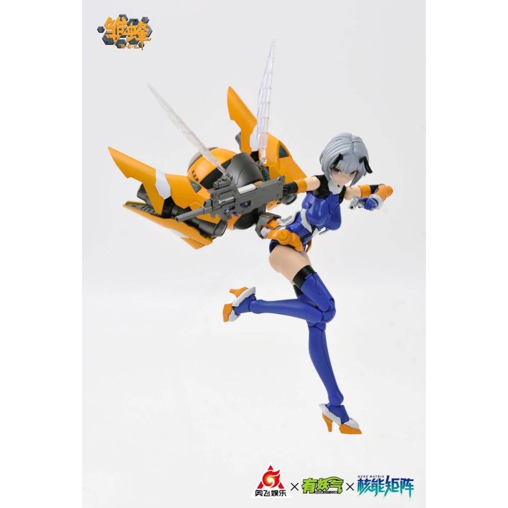 Mô hình lắp ráp Figure PA Bee Assault Angels SS01 Pretty Armor Girl Nuke Matrix