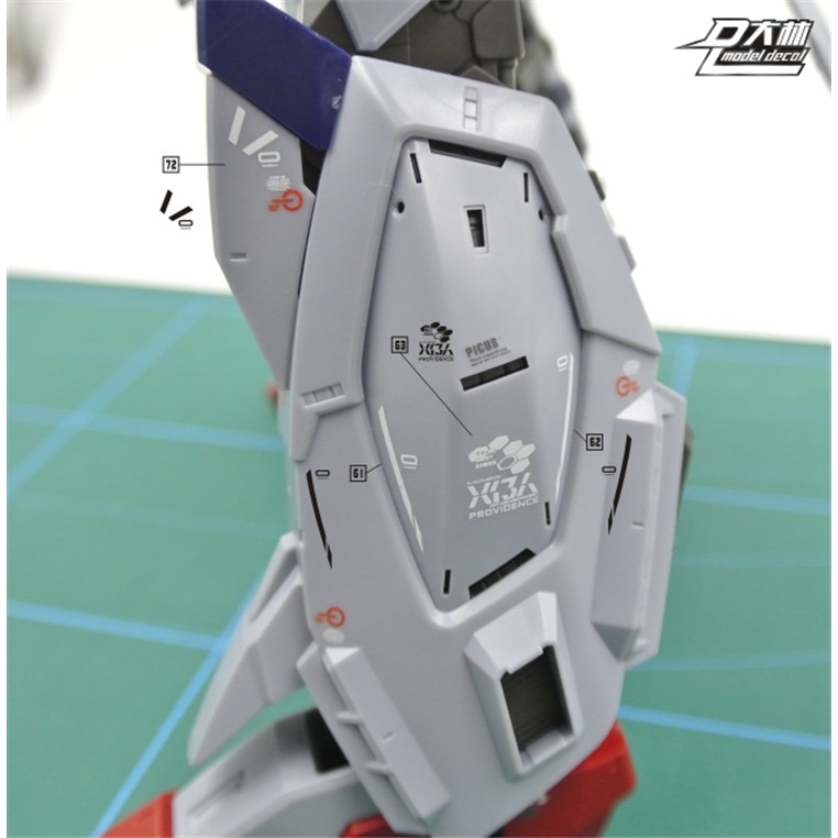 Decal nước dán mô hình MG HG Providence các loại - Water sticker tool hobby