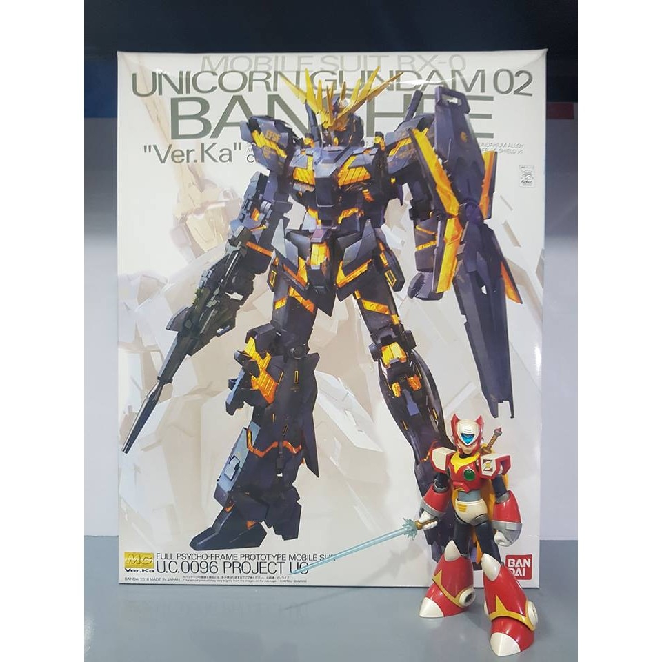 Mô hình lắp ráp 1/100 MG RX-0 Unicorn Gundam 02 Banshee Ver.Ka Bandai