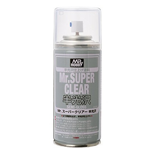 Chai xịt phủ bảo vệ mô hình Topcoat Mr.hobby B501 B502 B503 Super Clear Semi Gloss Matt Flat