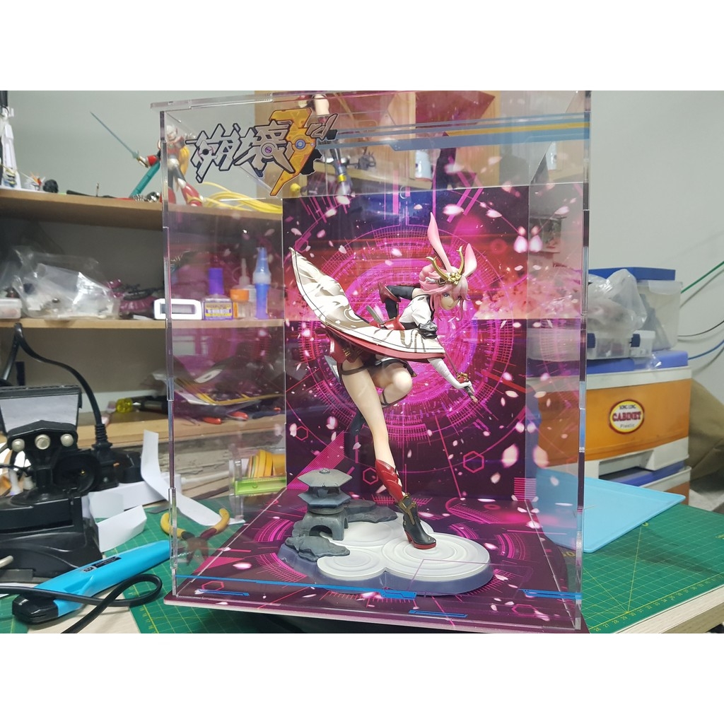 Hộp mica trưng bày các cỡ đựng mô hình Figure Gundam Lego hobby- Display box stand