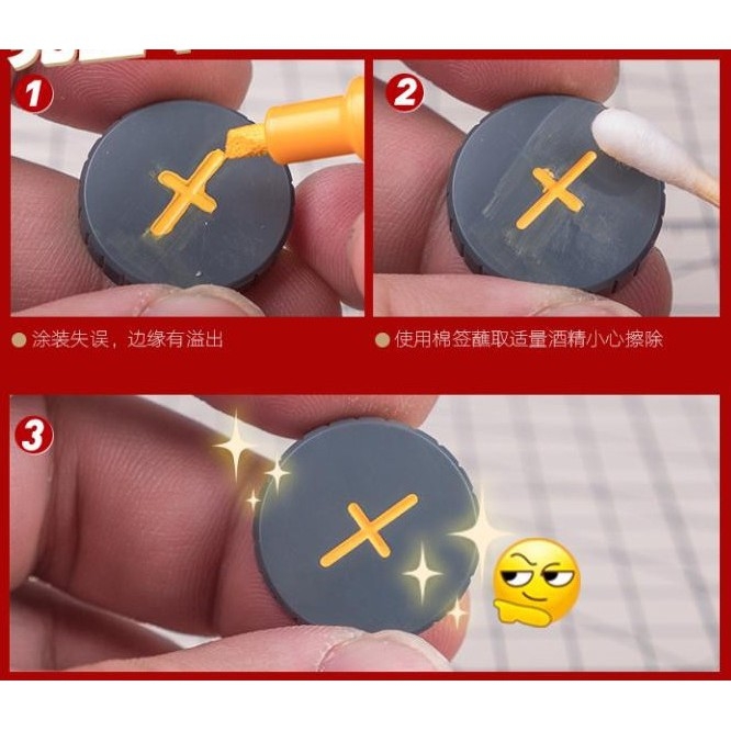 Bút sơn mô hình Hobby Mio MC MC01-MC08 color paint pen water-based marker matte base coating