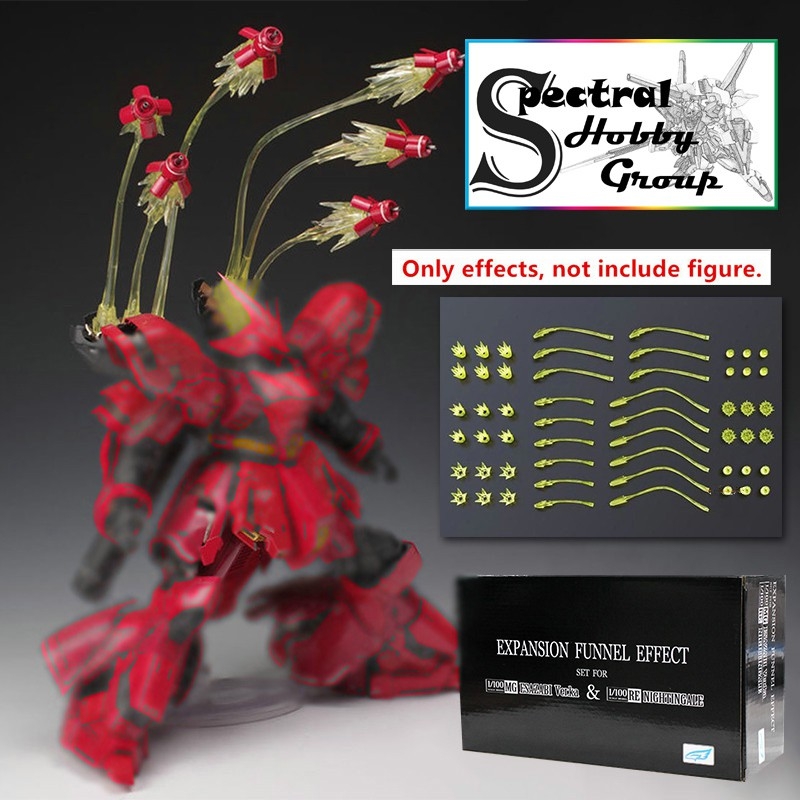 Phụ kiện Funnel Effect cho Sazabi - Nightingale MG 1/100 RG HG 1/144 (sp không kèm gundam)