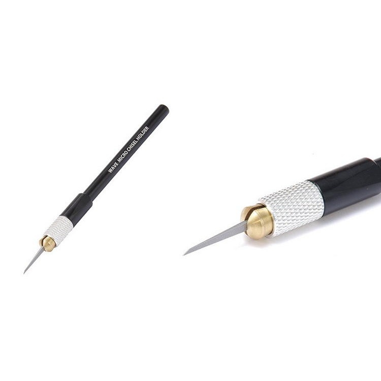 Dụng cụ mô hình Micro Chisel Set tạo kẻ line detail Wave Corporation HT556