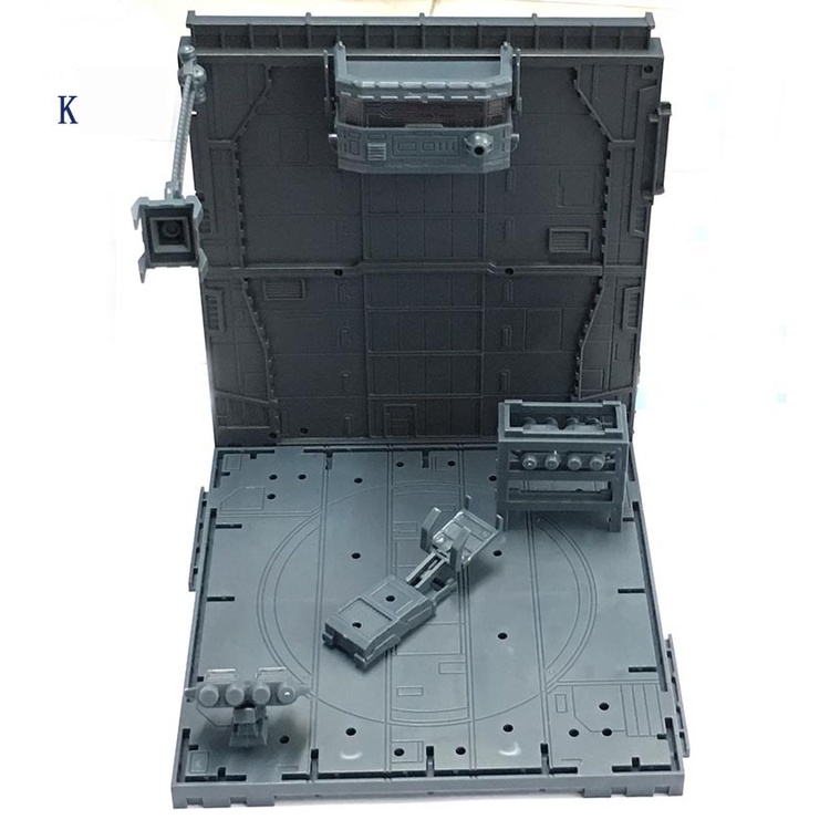 Mô hình sa bàn CG Domain Base gundam hangar set 3 bộ IJK