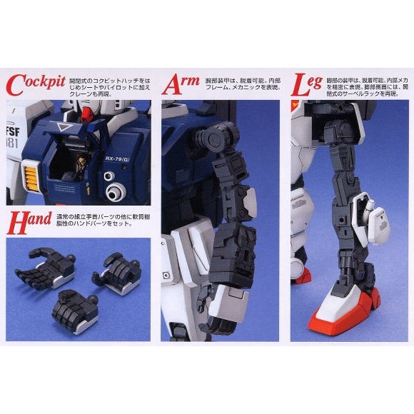Mô hình lắp ráp MG 1/100 RX-79(G) Gundam Ground Type Bandai