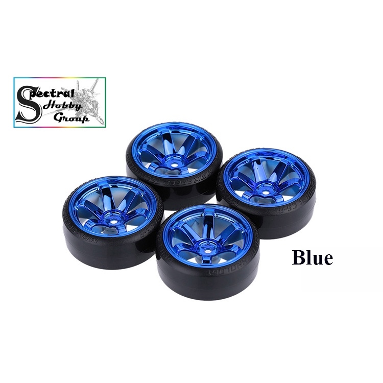 Phụ kiện Mô hình điều khiển RC Car: 1/10 Drift Tire lốp kèm vành xe cho Traxxas HSP Tamiya HPI Kyosho các loại