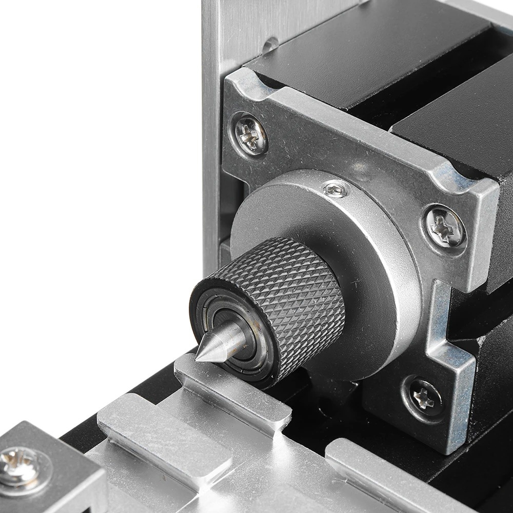 Máy khoan mài tiện mini đa năng để bàn 12V DC 2A 24W Lathe machine The First