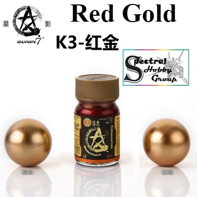 Sơn mô hình Gaia Sunin Gold Silver stainless steel Red Blue Green metallic color paint lacquer các loại