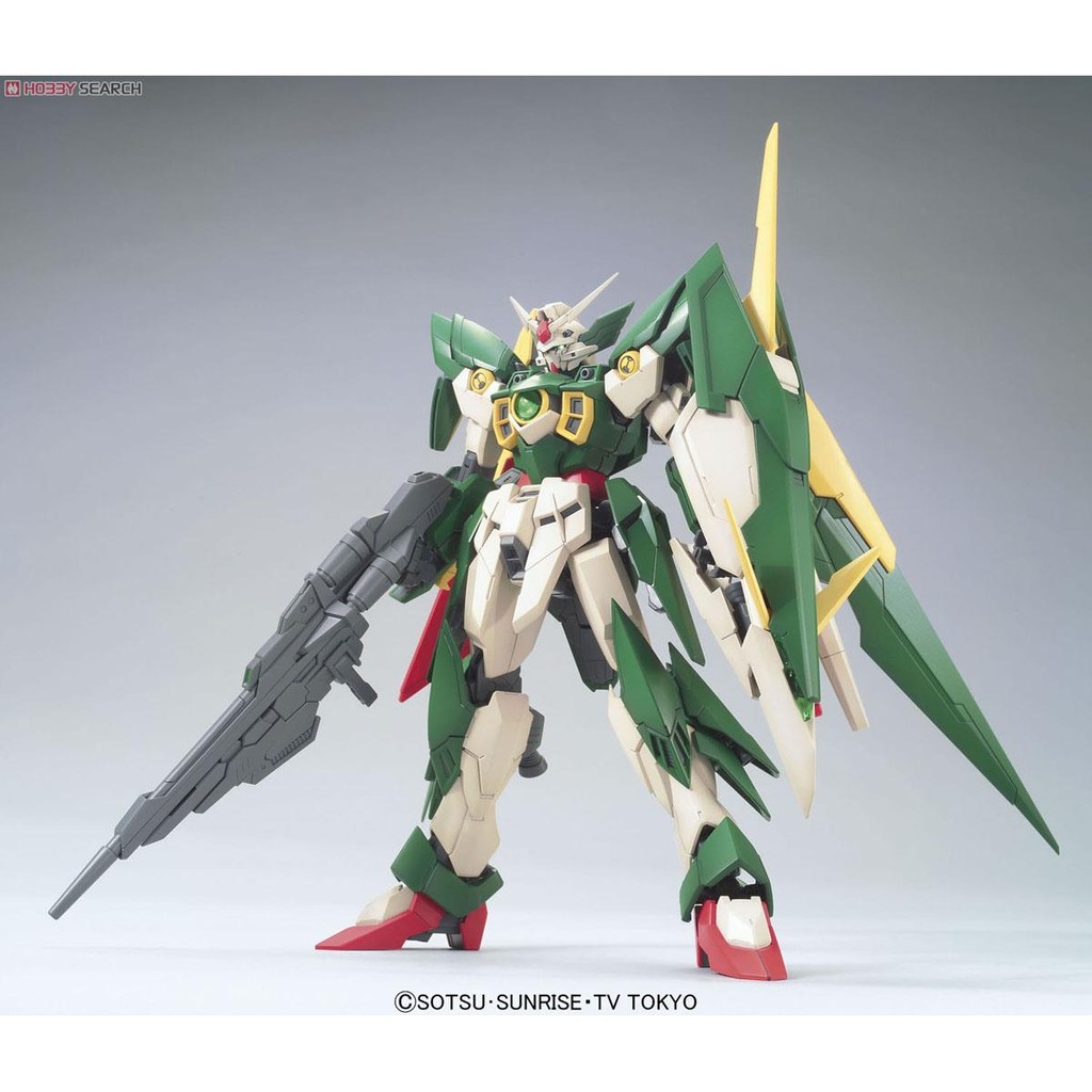 Mô hình lắp ráp MG 1/100 Fenice Rinascita Wing Build Fighter Gundam BANDAI (kèm action base)