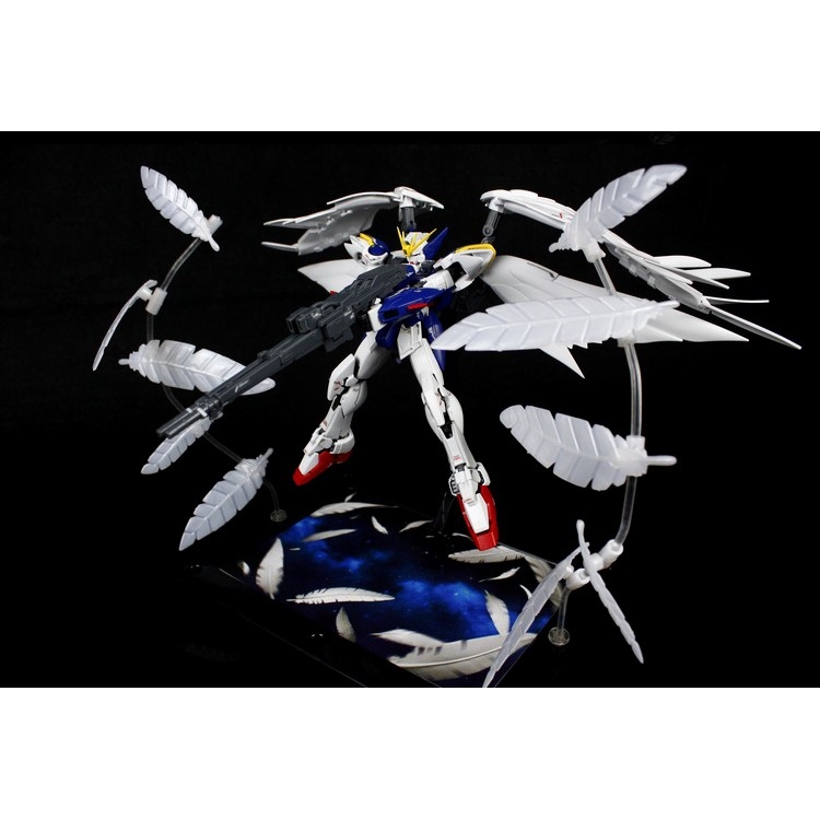 Đế giá đỡ Action base kèm EFFECT SERAPHIM FEATHER Wing Zero MG HG RG