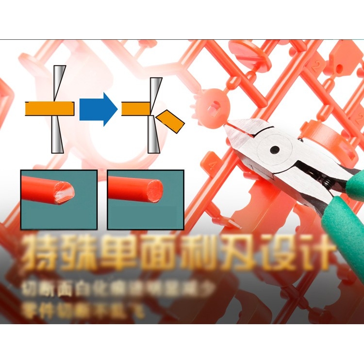 Dụng cụ kìm cắt mô hình PM202 Pro's Kit Single Blade godhand Nipper Proskit