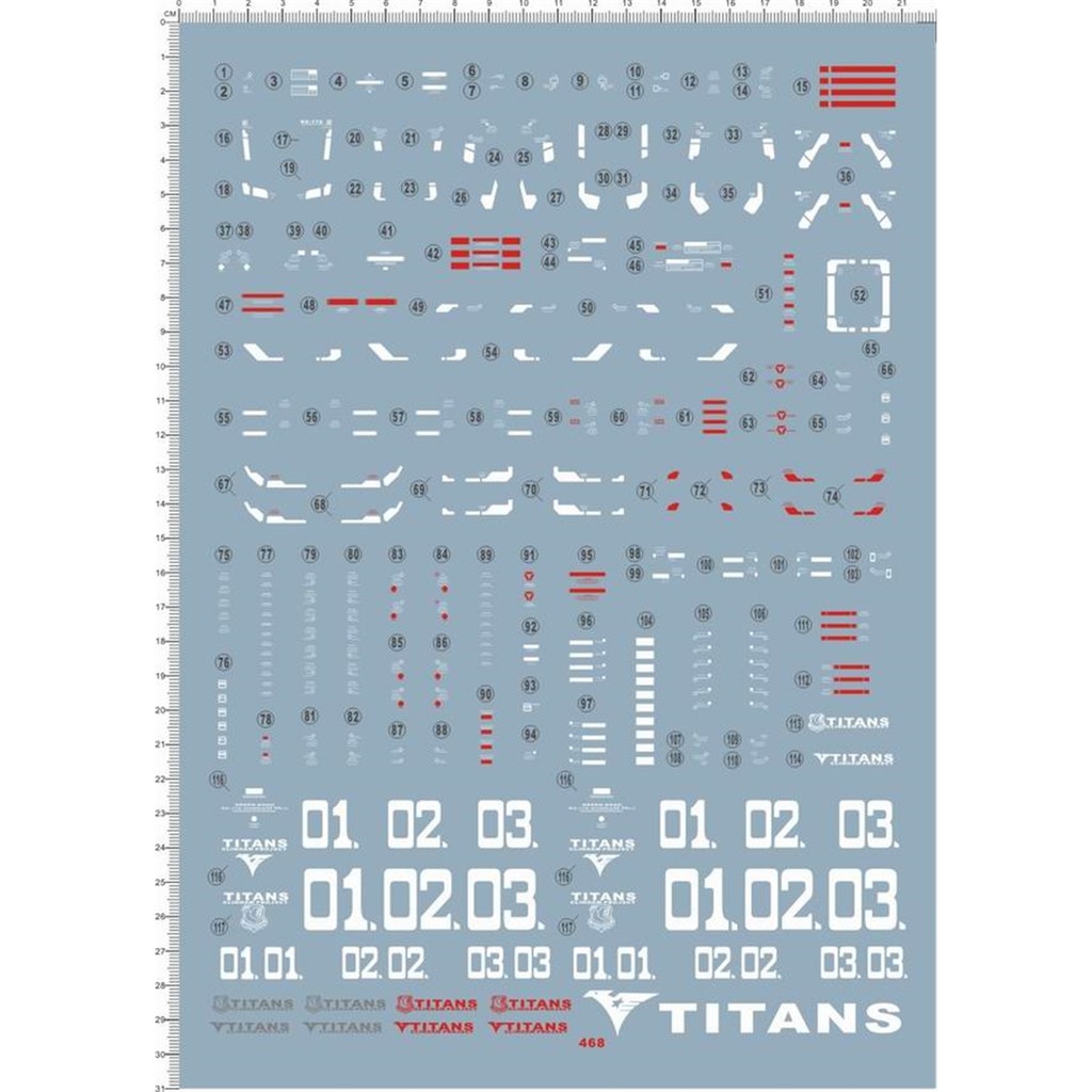 Decal nước dán mô hình Gundam MKII RX178 Mk-II MK2 8815 8817 PG MG RG HG Water sticker