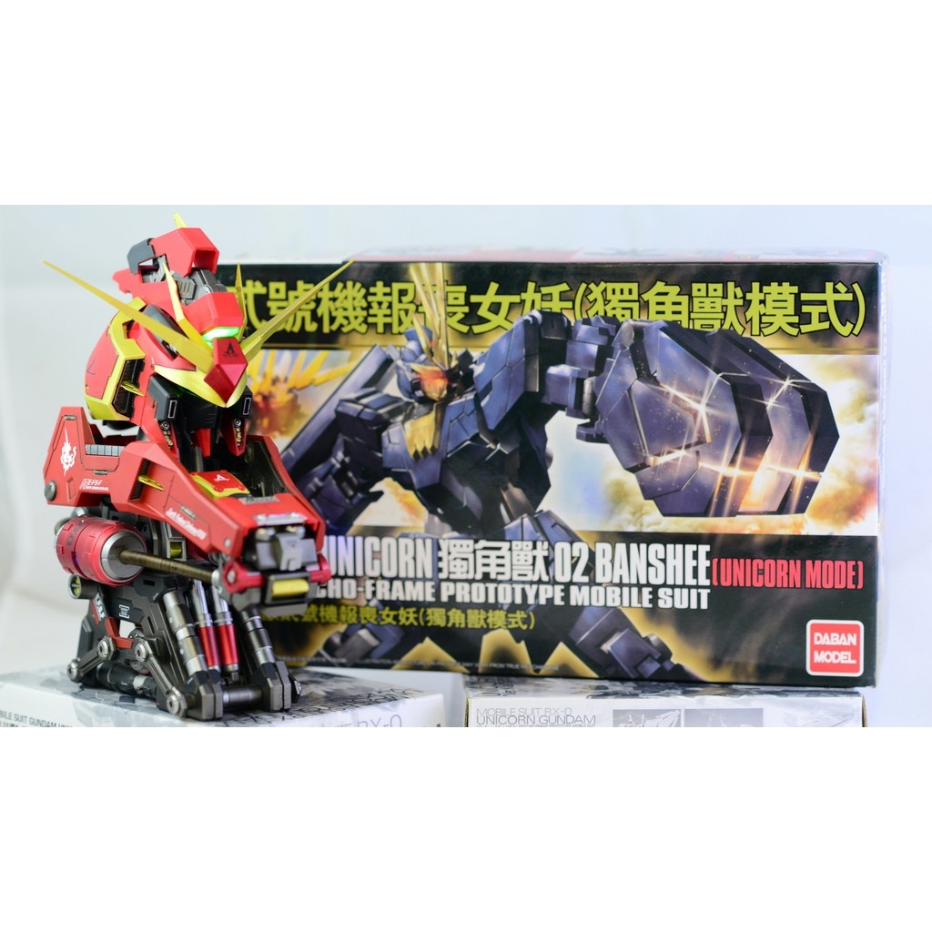 Mô hình lắp ráp HG 1/144 Unicorn 02 Banshee clear NT-D Norn gundam Daban