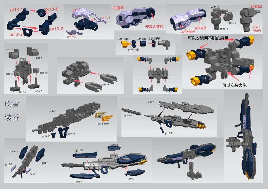 Phụ kiện mô hình bộ nâng cấp Upgrade Amor Divine cho MG Providence - Cat Duke model