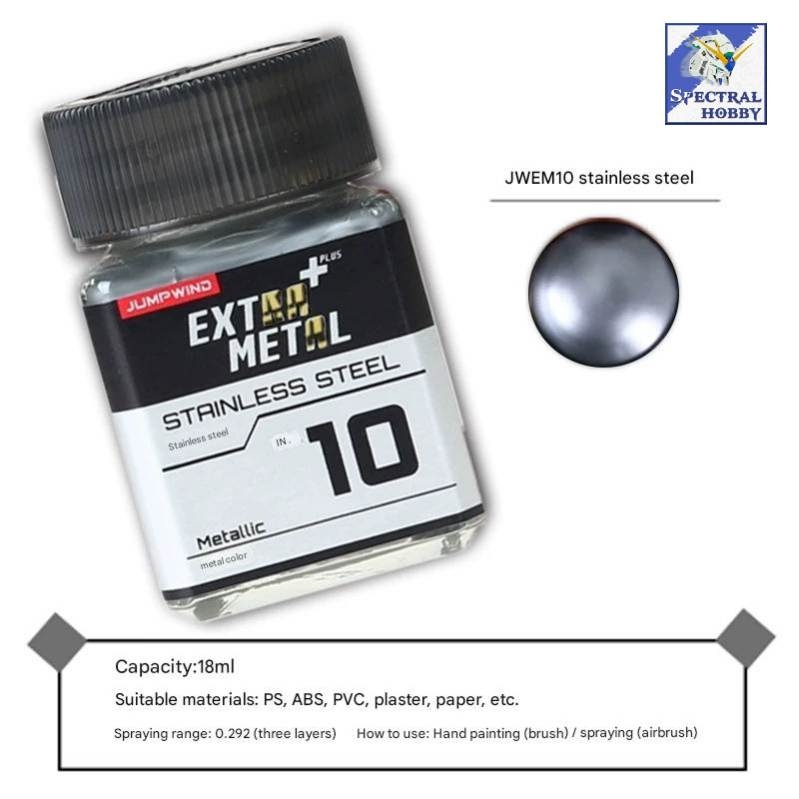 Sơn mô hình Extra Metal color EM01-EM16 gold silver iron Metallic lacquer - Jumpwind