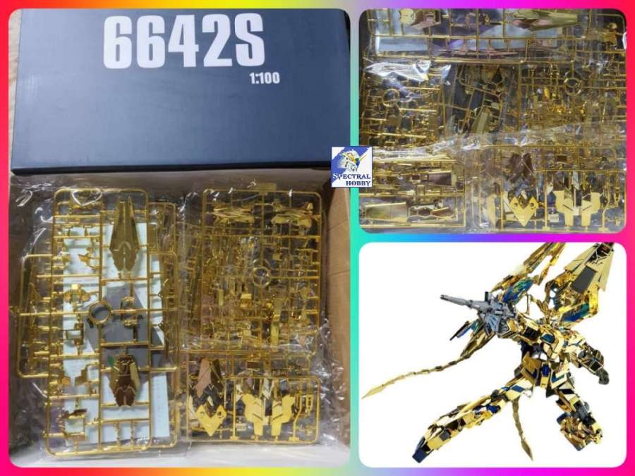 Mô hình lắp ráp MG 1/100 Phenex NT Shield Tail 6642S Electroplate Coating 6642 gundam Daban