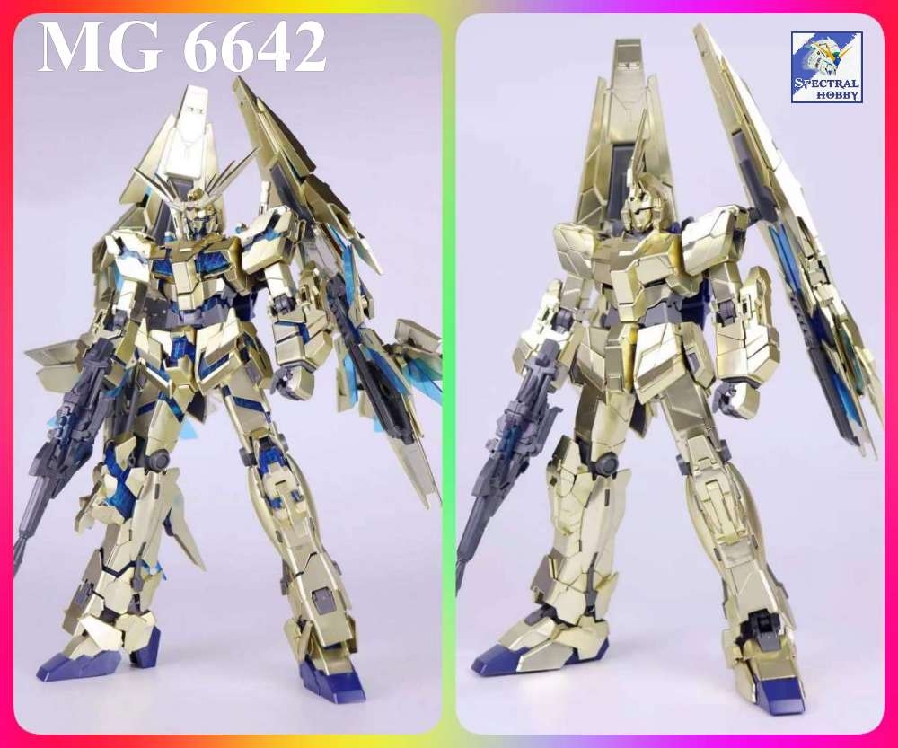 Mô hình lắp ráp MG 1/100 Phenex NT Shield Tail 6642S Electroplate Coating 6642 gundam Daban