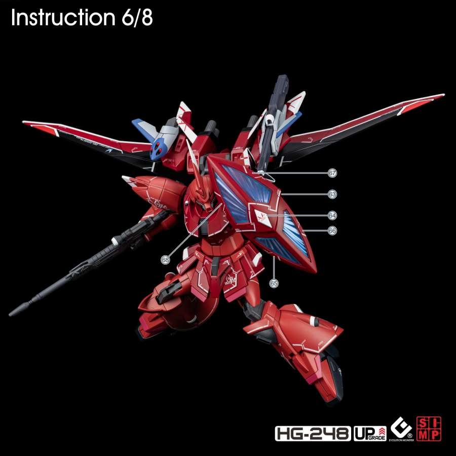 Decal nước dán mô hình HG GELGOOG Menace LUNAMARIA HAWKE các loại - water sticker