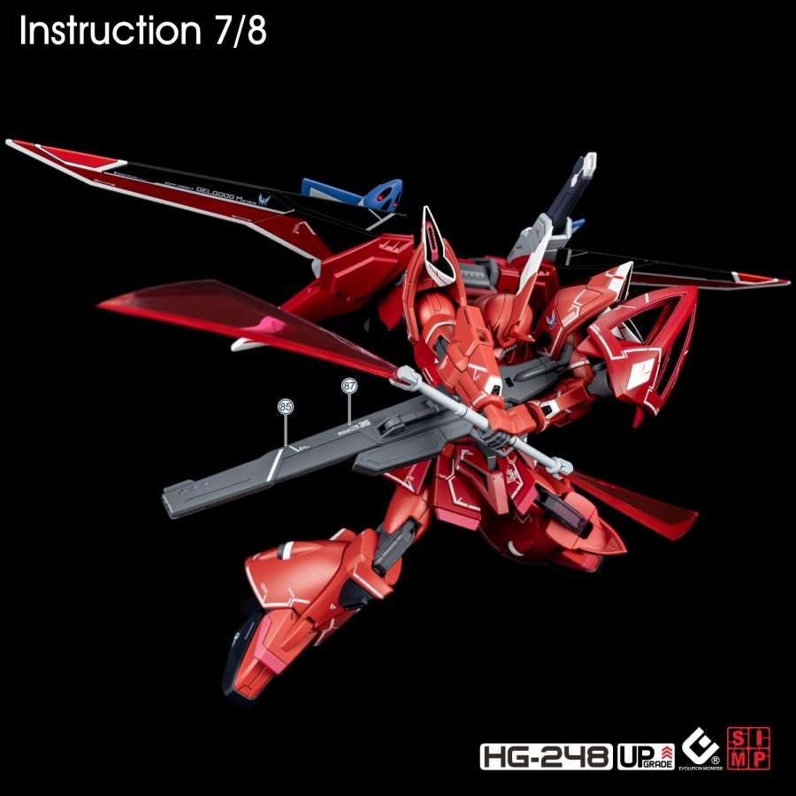 Decal nước dán mô hình HG GELGOOG Menace LUNAMARIA HAWKE các loại - water sticker