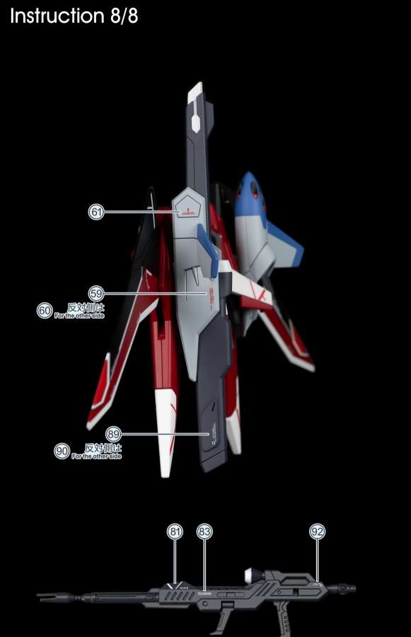 Decal nước dán mô hình HG GELGOOG Menace LUNAMARIA HAWKE các loại - water sticker