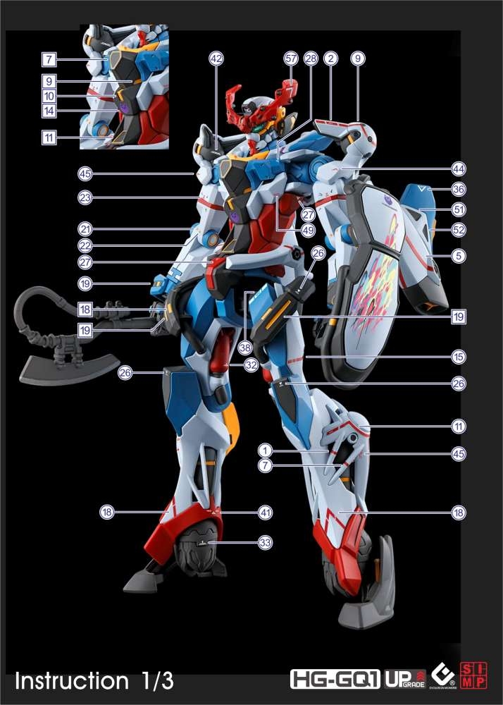 Decal nước dán mô hình Gundam GQuuuuuuX water sticker các loại