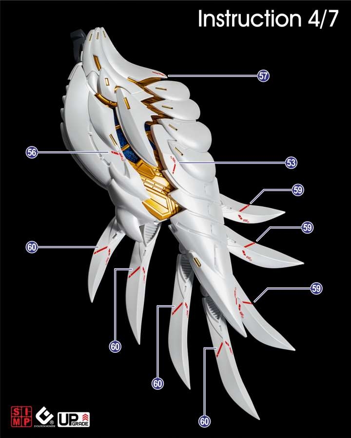 Decal nước dán mô hình MGSD Wing zero Custom các loại - water sticker
