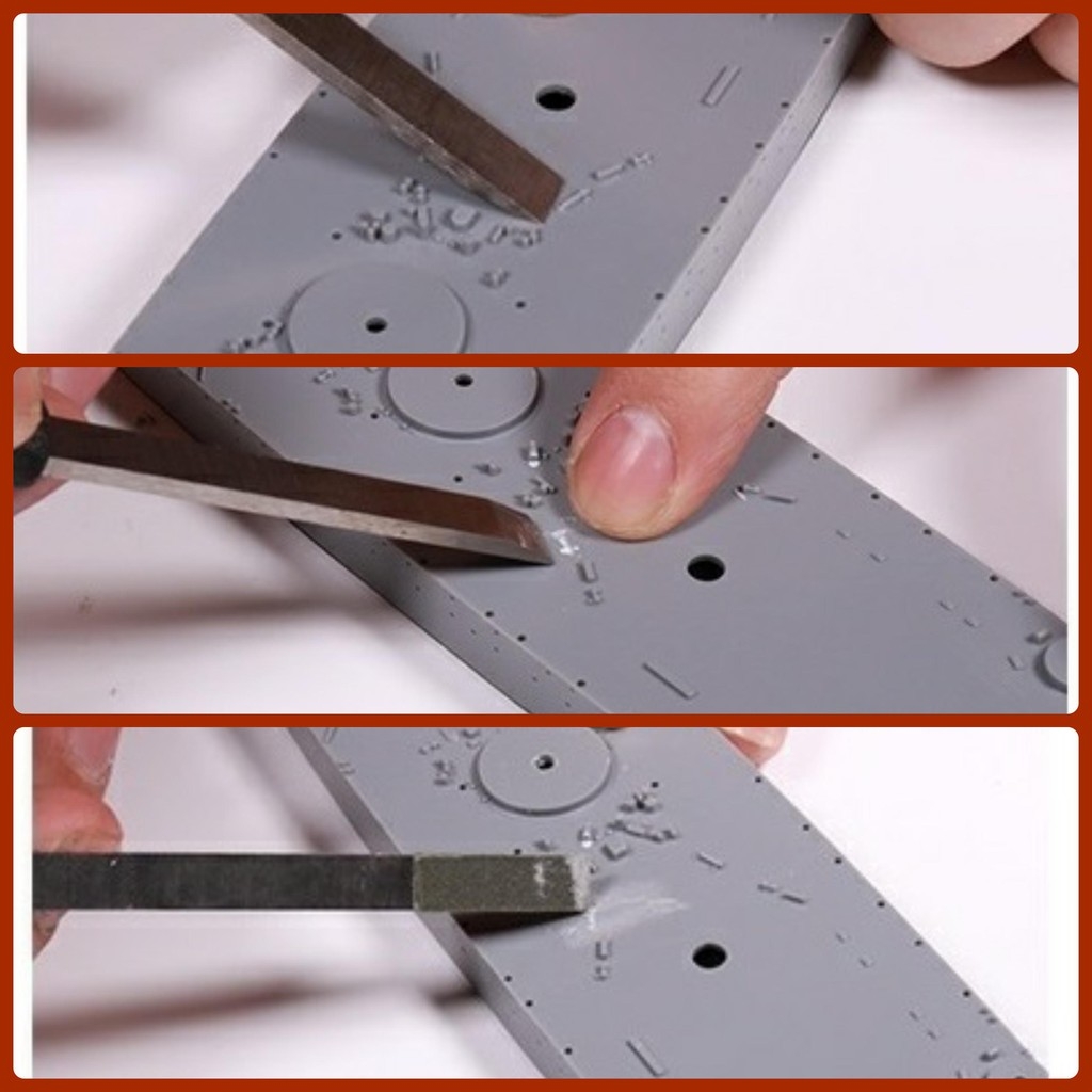 Dụng cụ Mài cạo dũa đục kĩ thuật đa năng Chisel push knife nozzle scraping cutter Multipurpose BD0019 UA90902