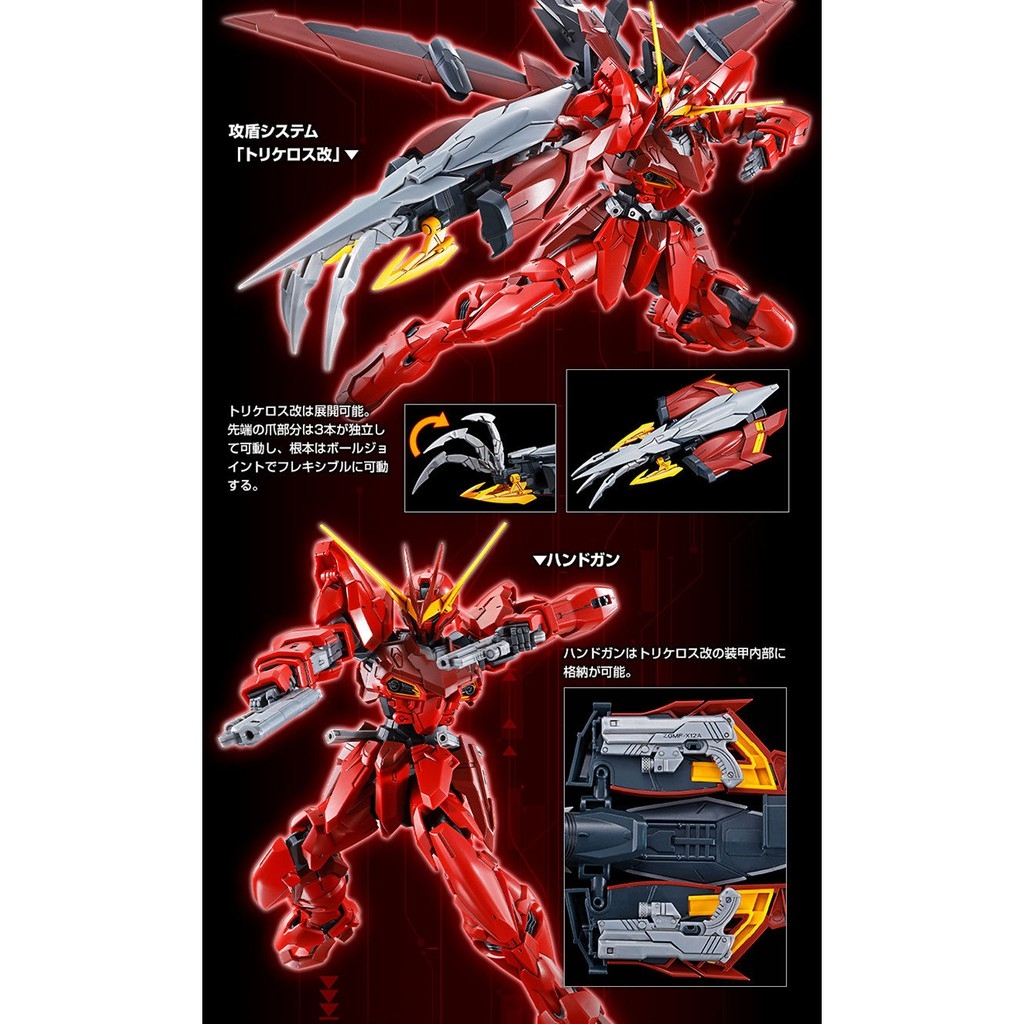Mô hình lắp ráp MG 1/100 ZGMF-X12A  RGX-00 Testament Gundam bandai