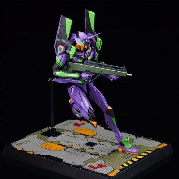 Đế giá đỡ mô hình Action Base EVA MB HG RG Evangelion - The wind (không kèm mô hình EVA01)