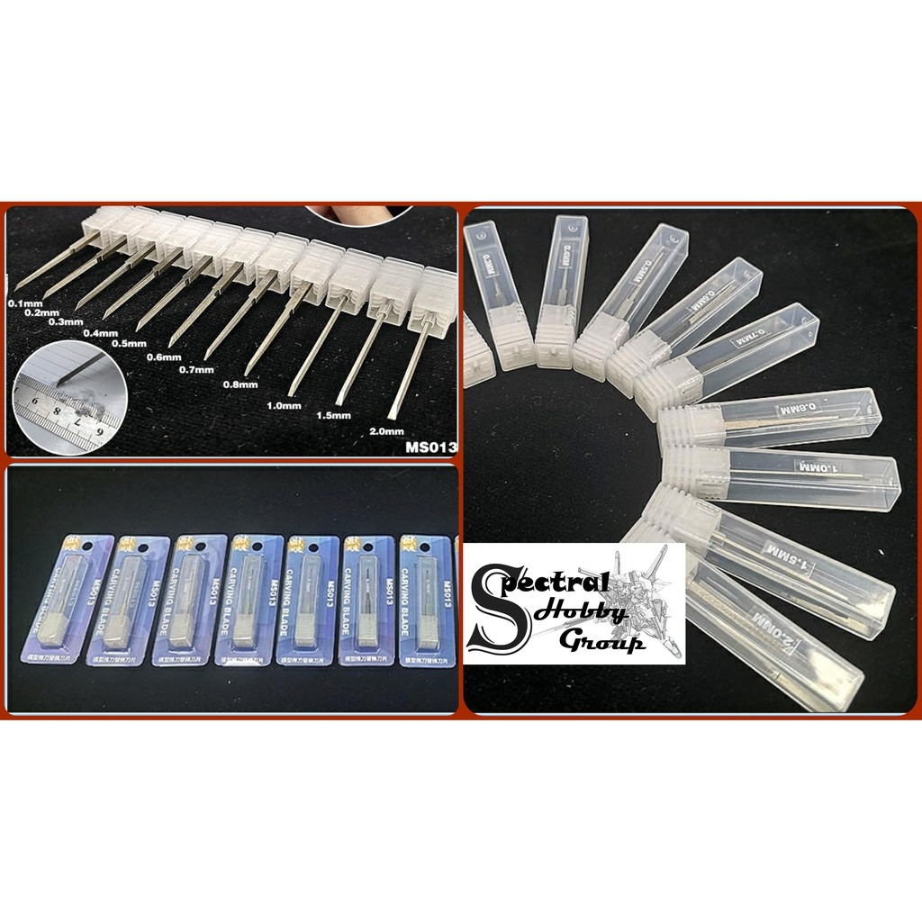Dụng cụ mô hình lưỡi Chisel MS013 kẻ tạo line chi tiết tool hobby