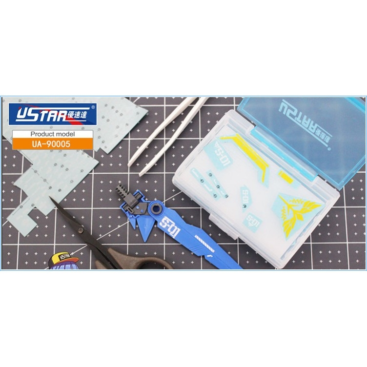 Dụng cụ mô hình hỗ trợ dán decal nước USTAR UA-90005 Decorative Water Decal Sticker Set