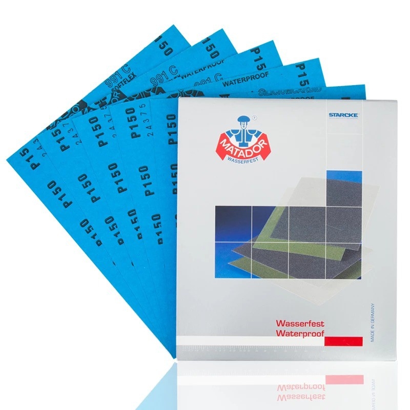 Giấy nhám Đức mài mịn Nước / khô Starcke Matador Waterproof Sandpaper #400 - 7000 Germany
