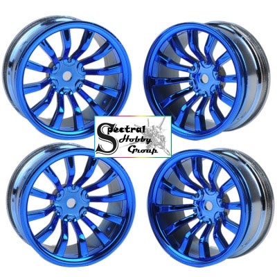 Phụ kiện Mô hình điều khiển RC Car: vành bánh xe mạ metallic cho ô tô 1/10 HSP 94123 94122 các loại Accessories rc