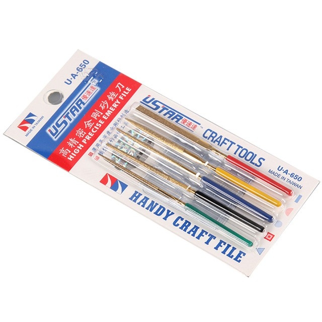 Bộ dũa 5 cây đánh mài nhám cho mô hình USTAR UA90650 9SEA Grinding Sanding Polisher