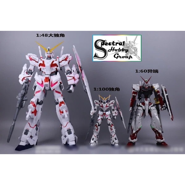 Mô hình lắp ráp 1/48 Mega size Unicorn MEGASIZE 53.5cm (+led) gundam Daban