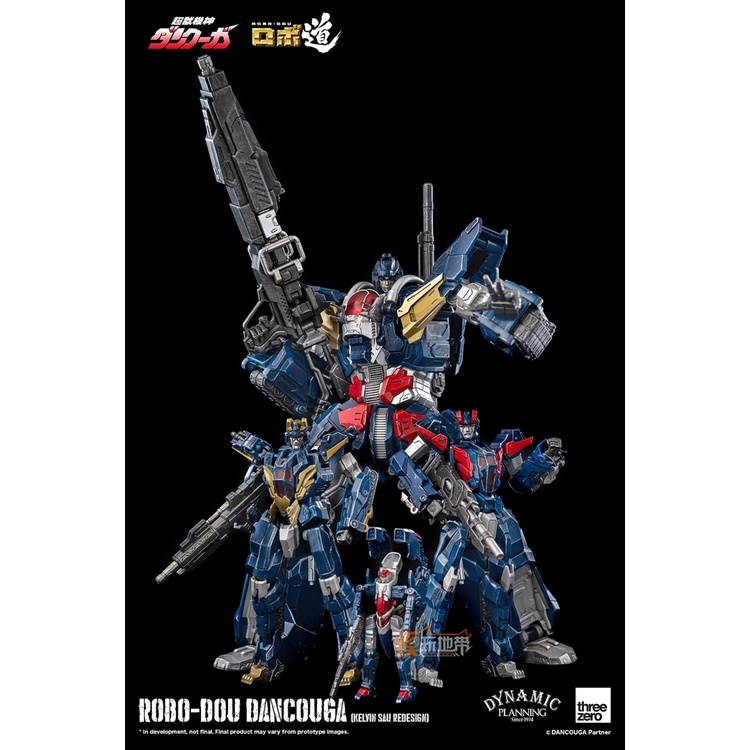 Mô hình ráp sẵn metal frame build 3A THREEZERO 30 DANCOUGA Super Beast Machine God ELVIN SAU