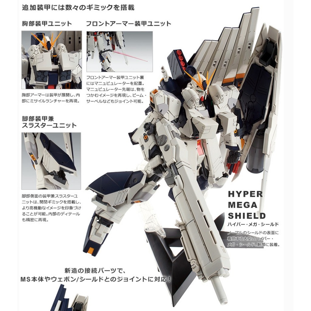 Phụ kiện mô hình MG 1/100 HWS Expansion set for Nu | Hi Nu gundam bandai