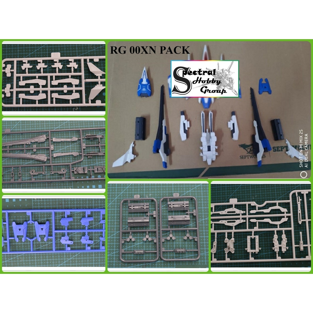 PHụ kiện lắp ghép MG 1/100 RG 1/144 00 XN 00XN Pack (không kèm gundam) - Effect Wings