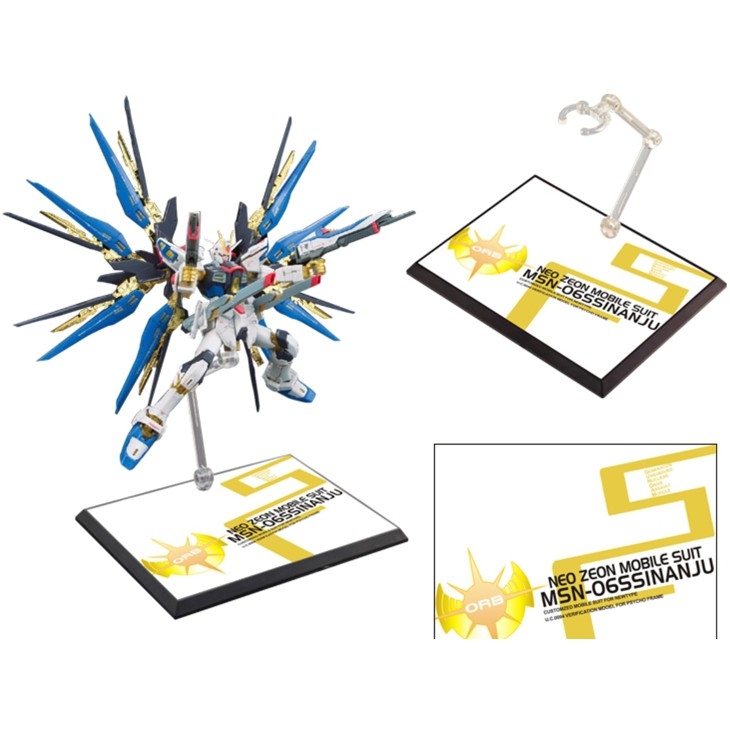 Giá đế đỡ mô hình Action Base HG RG 1/144 gundam shf figure 1/12 GUNDAM LOGO mica đế nhựa XM013 các loại