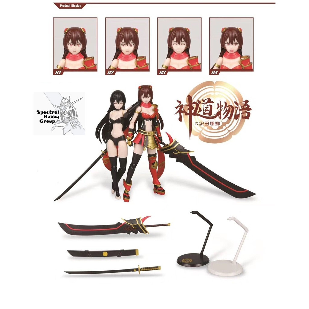 Mô hình lắp ráp Figure Oda Nana The Tale of Shinto Pretty Armor Double body PA