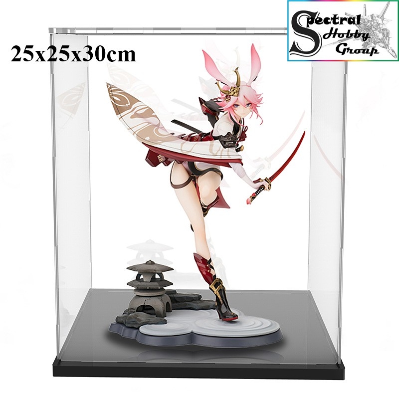 Hộp mica trưng bày các cỡ đựng mô hình Figure Gundam Lego hobby- Display box stand