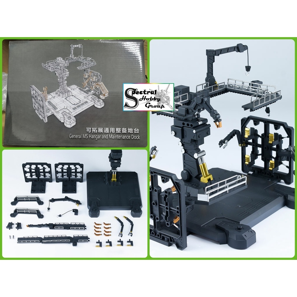 Phụ kiện mô hình Action base Hangar - Maintenance Dock - Funnel Set cho RG HG gundam các loại (rx78 Nu sazabi ...)