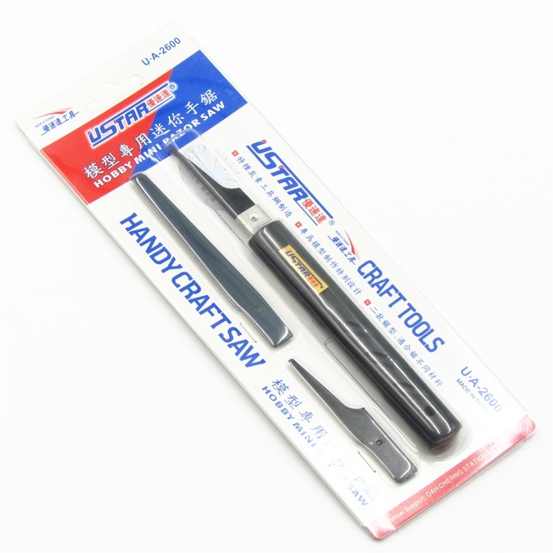 Dụng cụ mô hình Cưa tay, lưỡi cưa mini Hand saw Tamiya 92600 USTAR