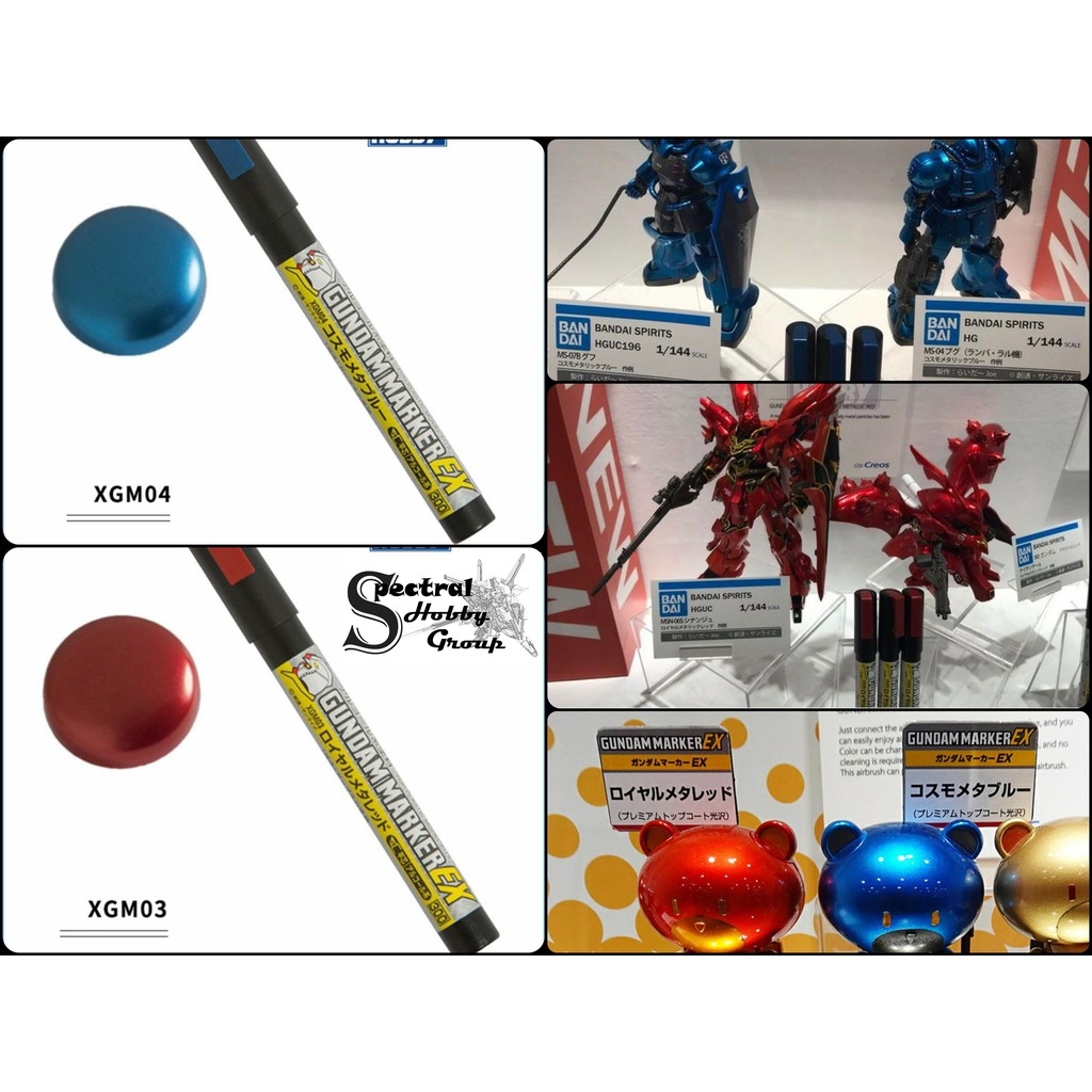 Bút sơn MR.HOBBY Gundam marker GM EX XGM01 02 03 04